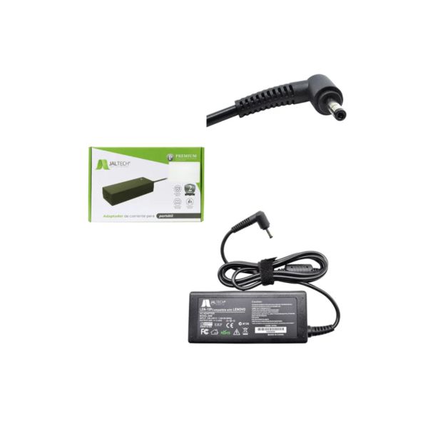 Cargador Premium Jaltech 10792 para Laptop Lenovo 20 V 3,25 A (65 W) 4,0 × 1,7 mm