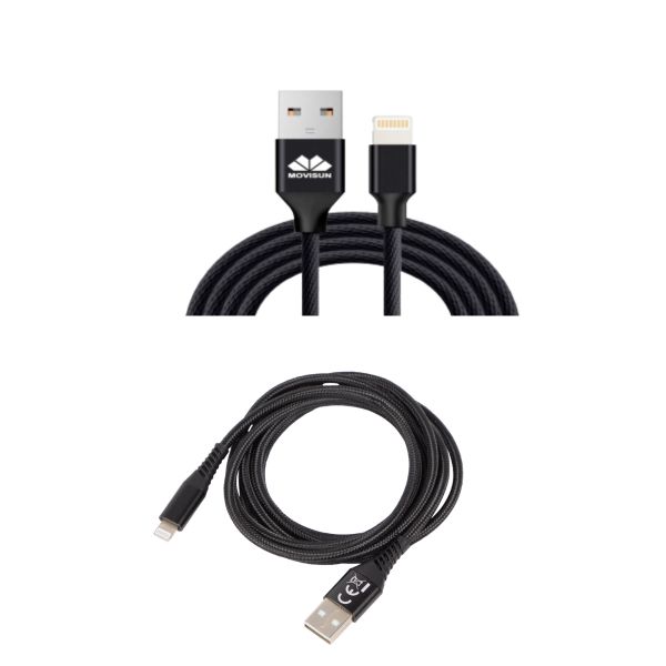 Cable Celular Z65UL USB-A a Lightning para iPhone, Carga Rápida y Transferencia de Datos
