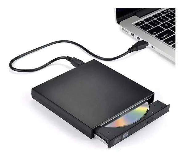 Unidad Lectora y Quemadora Externa Slim, Cd, Dvd-rw Portable Usb 2.0