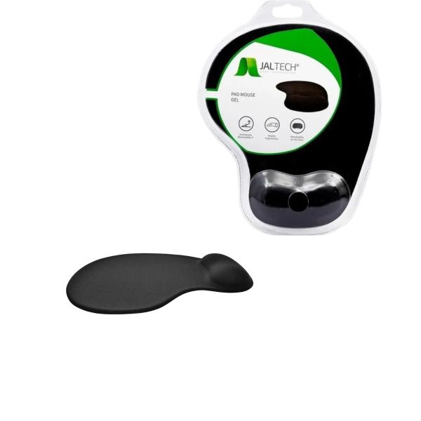 Pad Mouse con Reposamuñecas en Gel Jaltech MP-303 Negro