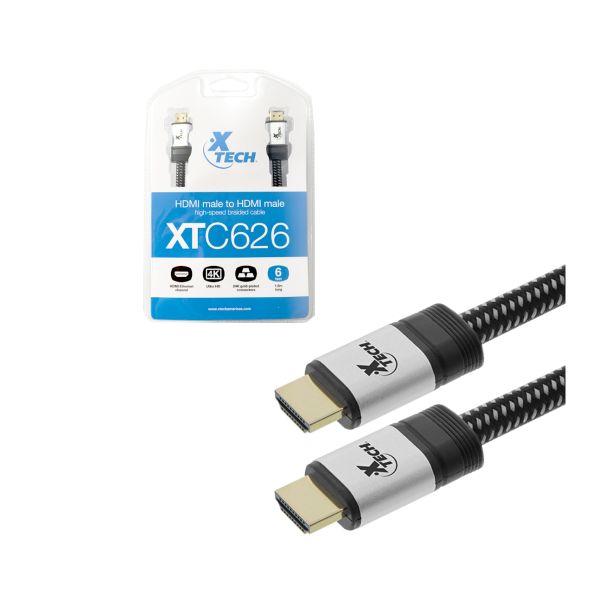 Cable HDMI Xtech XTC-626 1,8 m 4K v2.0