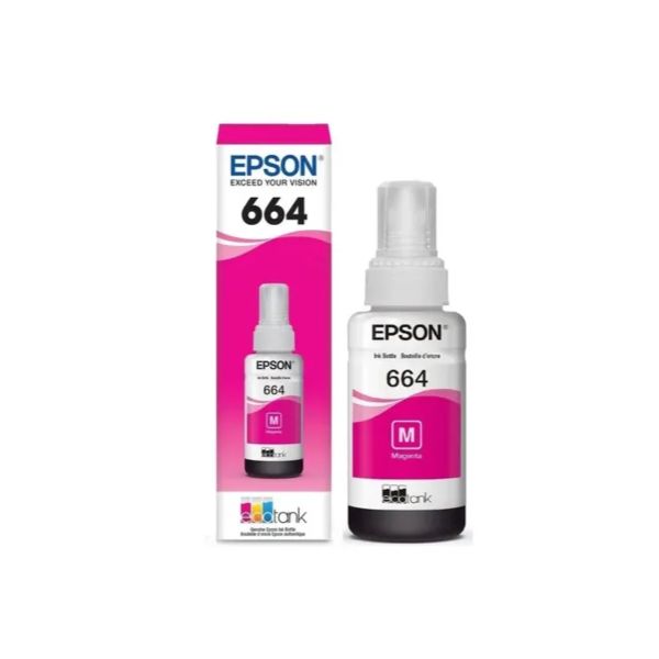 Botella de Tinta Epson Original 664 Magenta