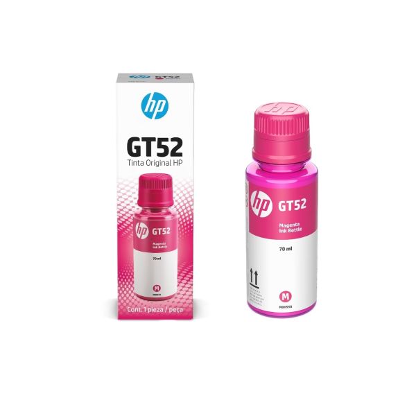 Botella de Tinta HP Original GT52 Magenta