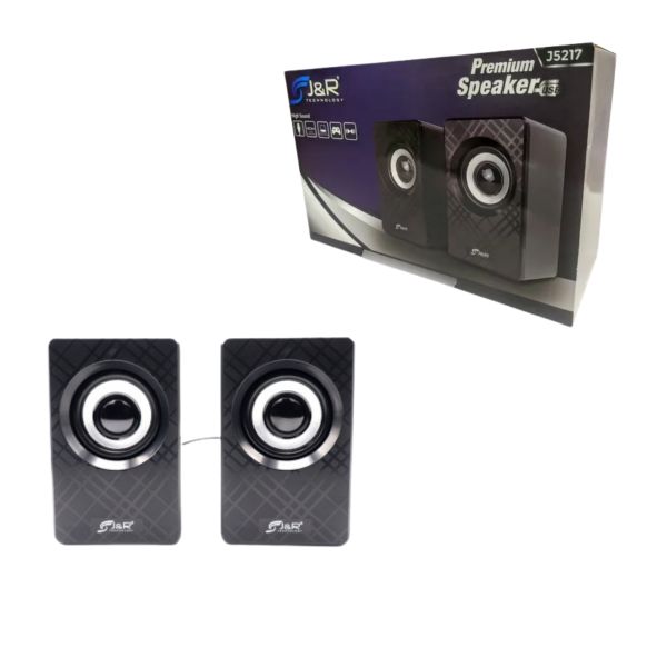 Parlantes USB JYR J5217 Premium 2.0 HI-FI Negro
