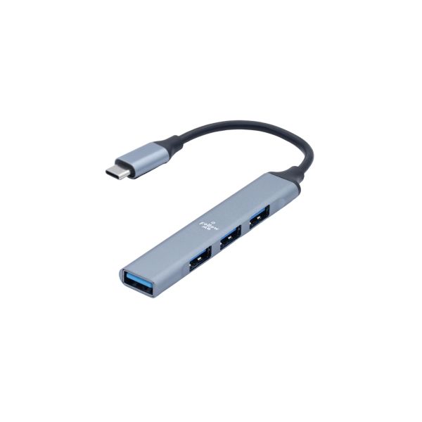 Hub Tipo C con 4 Puertos USB 3.0 – Alta Velocidad y Diseño Compacto