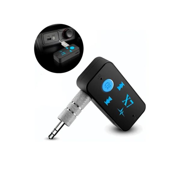 Receptor Bluetooth X7 para Auto – Audio AUX 3.5 mm con Micrófono Integrado
