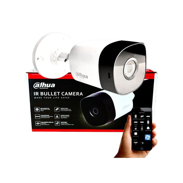 Cámara Bullet Dahua HDCVI 2MP 1080p Lente 2.8mm para DVR