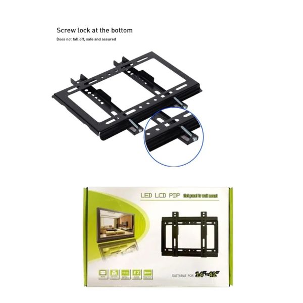 Base Fija para Televisor de 14” a 42” – Soporta hasta 25 kg