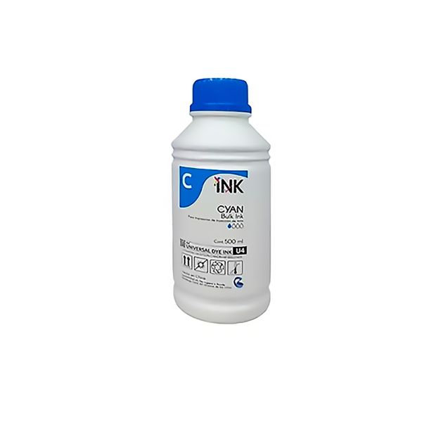 Tinta Universal Cyan – Presentación de 500 ml para Impresoras