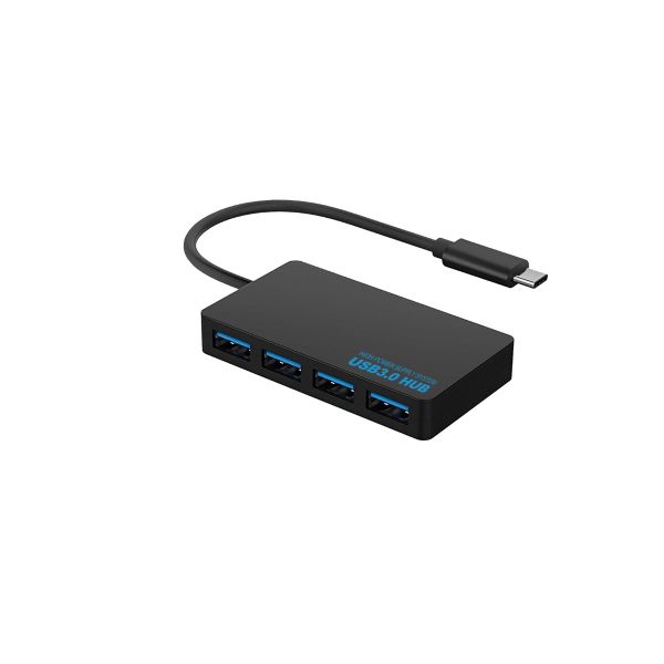 Convertidor USB Tipo C a USB 3.0 con 4 Puertos Tipo C – Hub de Alta Velocidad
