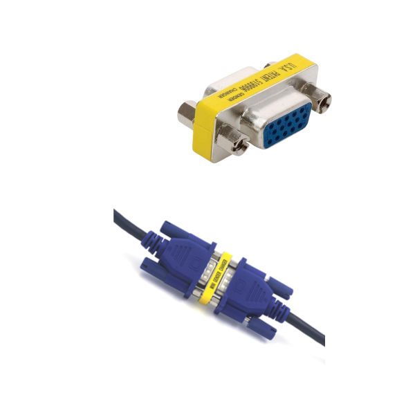 Unión VGA Hembra a Hembra para Extensión de Cable de Video