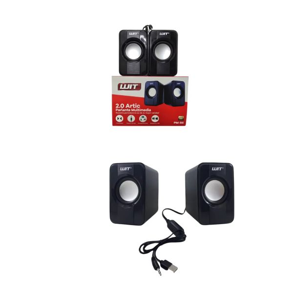 Parlantes USB WIT 2.0 Artic PM-94 Negro