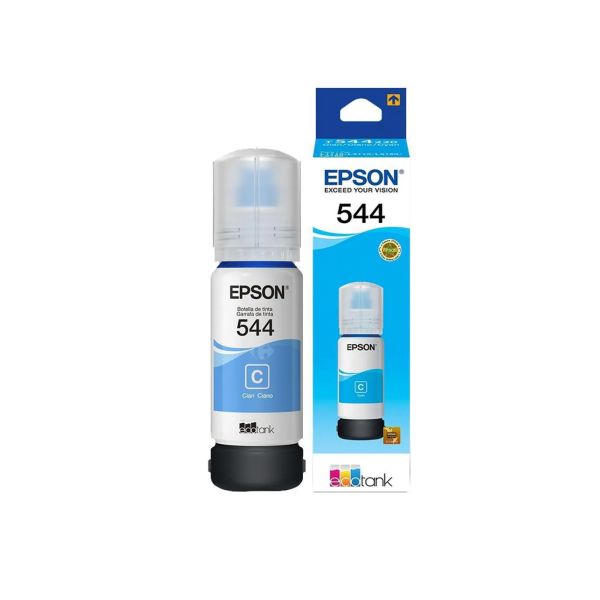 Botella de Tinta Epson Original 544 Cyan