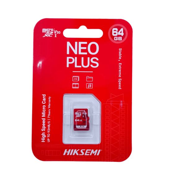 Memoria Micro SD 64 GB Hiksemi