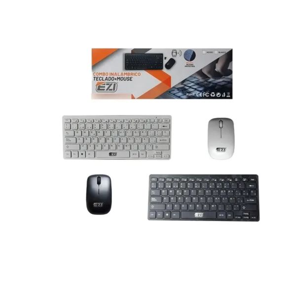 Combo Inalámbrico Mini Tipo Mac WD K-03 Teclado + Mouse