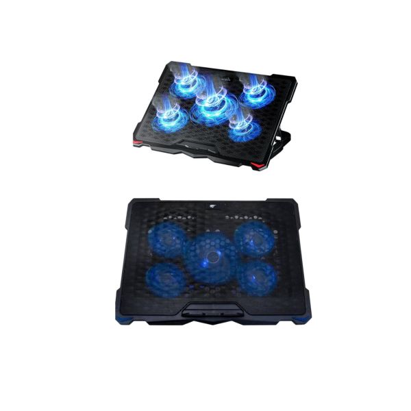 Base Refrigerante Havit F2076 con 5 Ventiladores y Altura Ajustable para Laptop