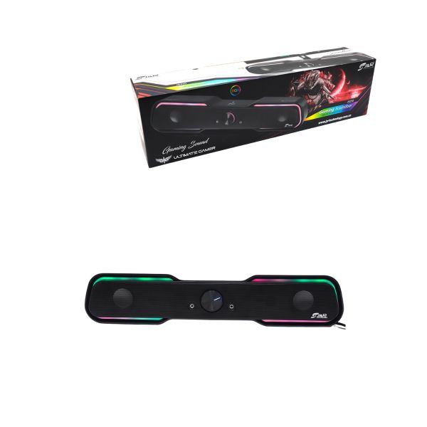 Barra de Sonido Gamer JYR J5210 RGB 6W con Bluetooth 5.0 y Control Táctil