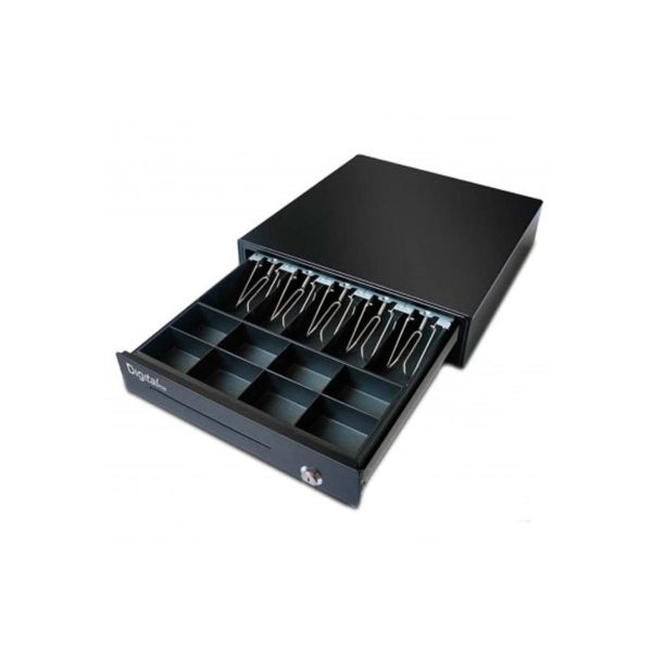 Cajón Monedero Digital POS DIG‑KR410 Robusto para Operaciones de Punto de Venta