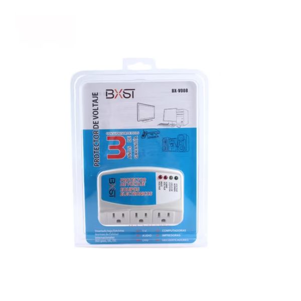 Protector de Voltaje KE-V008 para Electrodomésticos y Equipos Electrónicos
