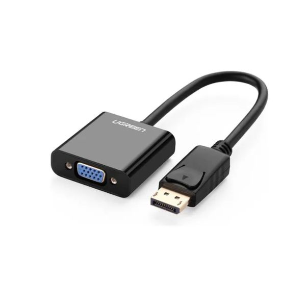 Convertidor / Adaptador DisplayPort (DP) a VGA para Monitores y Proyectores en Alta Definición