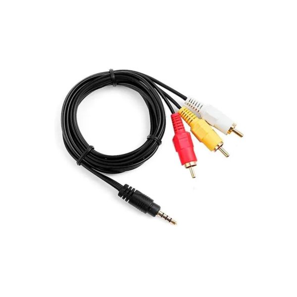 Cable de audio 3.5 mm a RCA 3 m modelo 11120