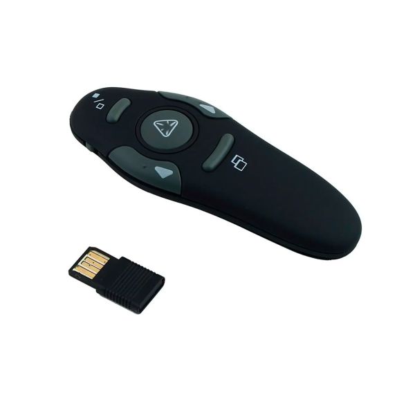 Puntero Láser Inalámbrico ETR-1583G con Receptor USB y Alcance de 50m