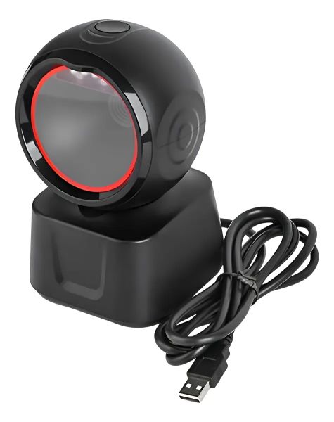 Lector Codigo Barras Digital Pos Qr Android Cable Scanner 2d Negro