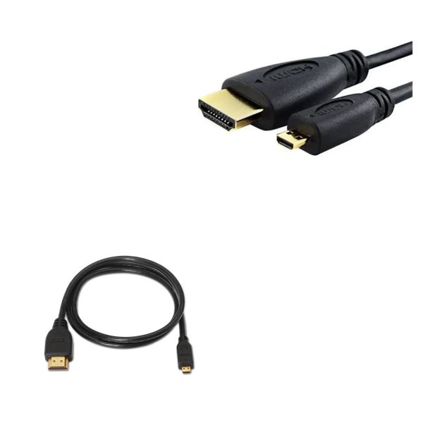 Cable micro‑HDMI (Type D) a HDMI (Type A) – 1,8 m