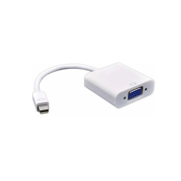 Adaptador / Convertidor Thunderbolt / Mini DisplayPort a VGA para Monitores y Proyectores en Alta Definición