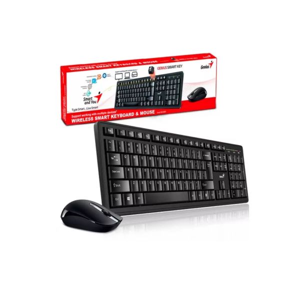 Combo Genius Inalámbrico KM8200 Teclado + Mouse KM8206S