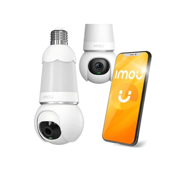 Cámara IP Wi‑Fi tipo bombilla Imou E27 3 MP (2.8 mm)
