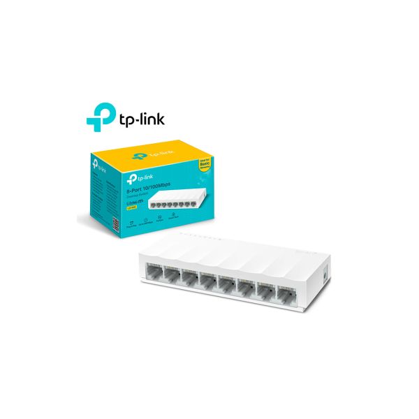 Switch Ethernet Fast TP-Link LS1008 de 8 Puertos RJ45