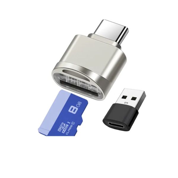 Lector de Tarjetas Tipo C a MicroSD – Compacto y de Alta Velocidad