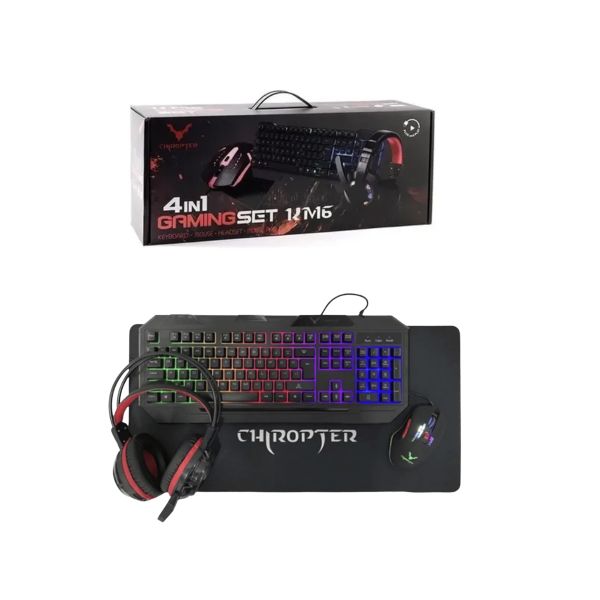 Combo Gamer KM12 4 en 1