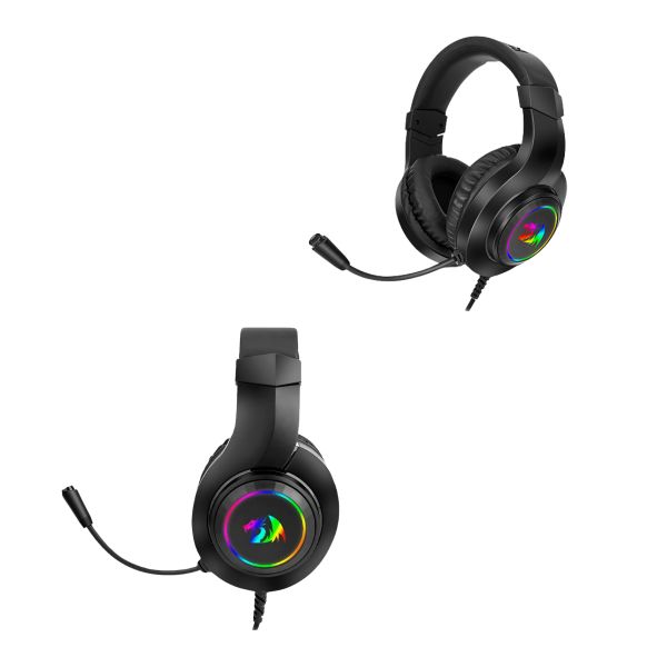 Diadema Gamer Redragon Hylas H260 RGB con Micrófono Flexible, Sonido Envolvente y Retroiluminación Multicolor