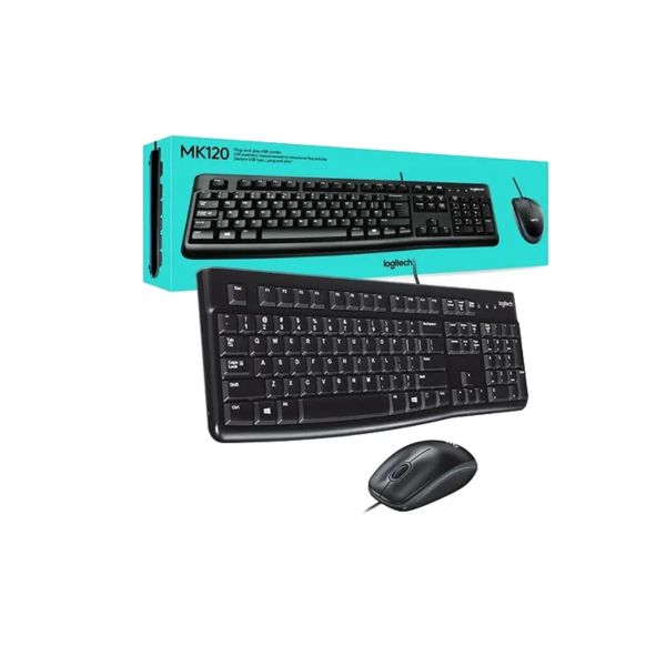 Combo Logitech MK120 USB Teclado + Mouse