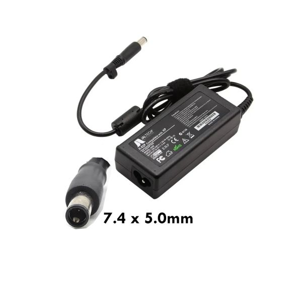Cargador Jaltech HP Punta Aguja 18,5 V 3,5 A (65 W, conector de aguja 7,4 × 5,0 mm