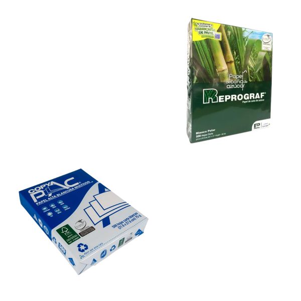 Resma de Papel Tamaño Carta 75g 500 Hojas para Impresión y Copiado