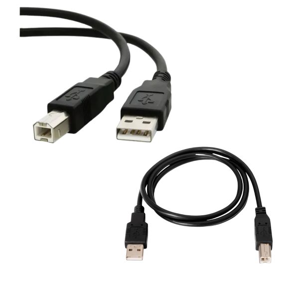 Cable de impresora USB 2.0 3 metros tipo A a tipo B