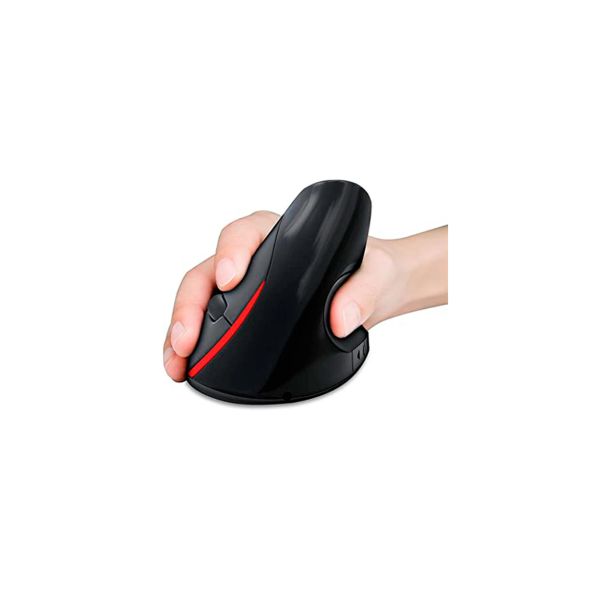 Mouse Vertical Inalámbrico 1600 DPI con Batería Recargable