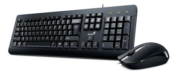 Combo Teclado Y Mouse Ergonómico Genius Km-160 Conexión Usb