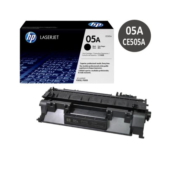 Tóner HP CE505A / 05A Original Negro para Impresoras LaserJet y LaserJet Pro