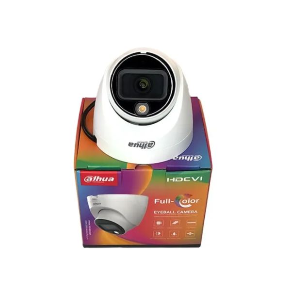 Cámara Domo Dahua HDCVI 2 MP Full Color 2.8 mm – Con Audio y para DVR