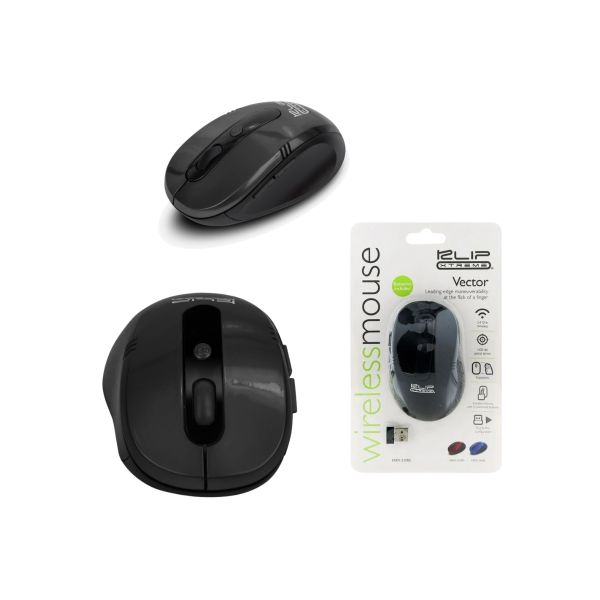 Mouse Inalámbrico Klip Xtreme KMW-330 Negro 1600 DPI