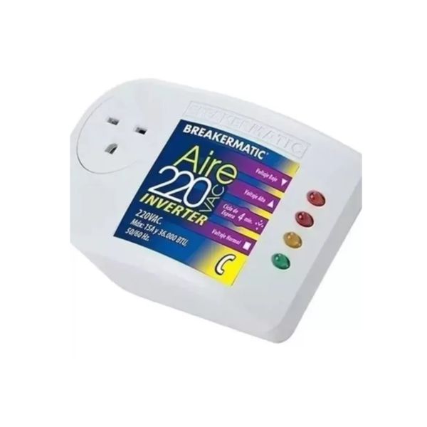 Protector de Voltaje Airmatic 220V/20A para Aire Acondicionado hasta 36.000 BTU