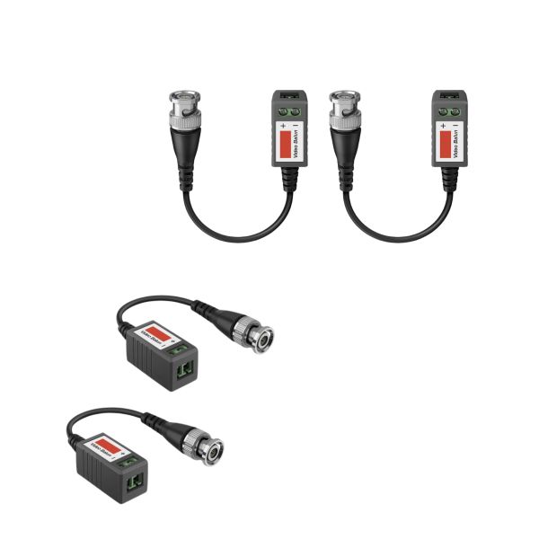 Video Balun Pasivo BNC a UTP para Cámaras de Seguridad