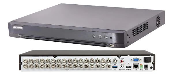 Dvr Hikvision 32ch 3k/5mp Audiodoblevia/reconocimientofacial 110v