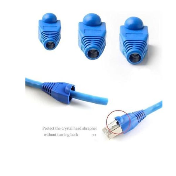 Capuchón protector para conector RJ45 Bota plástica tipo boot para cable Ethernet