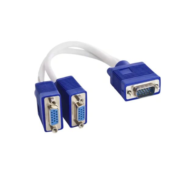 Cable Divisor VGA 1 Macho a 2 Hembras