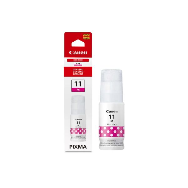 Botella de Tinta Canon Original GI-11 Magenta de Alto Rendimiento